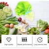 SEWACC 8 Piezas Bridas de Silicona Multiusos de Grado Alimenticio