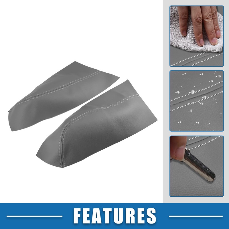 X AUTOHAUX Car Rear Door Panel Armrest Cover Interior Door