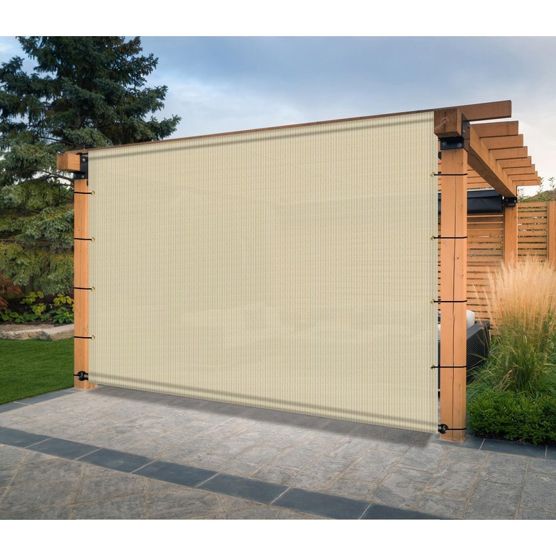 8' x 12' Pergola Shade Cover Replacement Canopy with Grommets