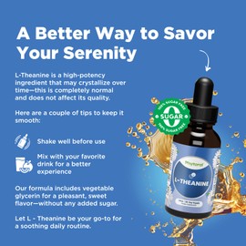 Phytoral Potent L-Theanine Liquid Drops - High Absorption L-Theanine for Kids & Adults Calm & Relaxation Support - Premium Quality Drops Ideal for Children and Adults Liquid 30 Servings
