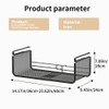 Janebert Expandable Under Shelf Basket Organizer, Under Shelf Storage, Hanging