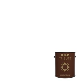 KILZ TRIBUTE Paint & Primer, Interior, Semi-Gloss, Blushing White, 1 Gallon