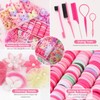 855pcs Hair Accessories, Hair Bands and Clips Set