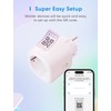 Meross Matte WiFi Socket with Current Measurement, Smart Home Socket