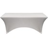 Your Chair Covers - Spandex 4 Ft Rectangular Table Cover