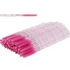 Corconess Skinny Mascara Wands 50pcs Mini Eyelash Brushes Disposable Lash