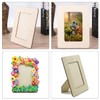 Operitacx Unfinished Wooden Photo Frame Boys and Girls Art Frame