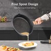 YIIFEEO Non Stick Frying Pan Set with Lids, Granite Skillet