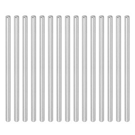 PATIKIL Round Metal Rod 2.3mm x 51mm, 30 Pcs Carbon Steel Round Shaft Rod Smooth Solid Shaft Bar Stock for Crafts Lathes Miniature Axle RC Airplane Car Model