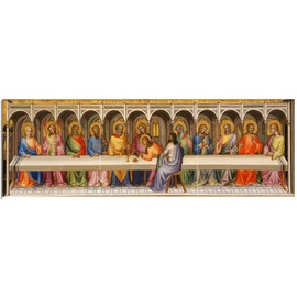 Tile Mural The Last Supper by Lorenzo Monaco Kitchen Bathroom Shower Wall Backsplash Splashback 3x1 4.25" Ceramic, Matte