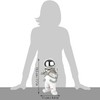 BRUBAKER Decorative Astronaut Violinist Figurine - 20 cm Spaceman Space