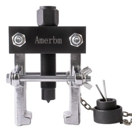 Amerbm Heavy Duty Pitman Arm Puller Adjustable Jaws Bearing Puller Pull & Repair Pitman Arms, Bearings, Collars, Gears, More Light Truck & Car Repair Tool