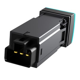 CHELINK Rapid Charging USB Port Car Charger QC3.0 + PD In-Car QC3.0 Dual 2-Port Charger for Toyota Vehicles, Extra Power Supply, Smartphone Charging, Compatible with Toyota Car Modification (Size: 0.9