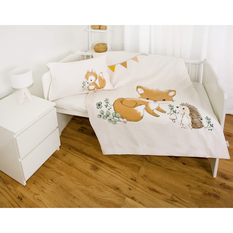 Herding Baby Best Bedding Set, Cotton, Brown, 40 x 60