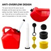 Zafina-UP 1 Set Replacement Gas Can Spout with Rubber and