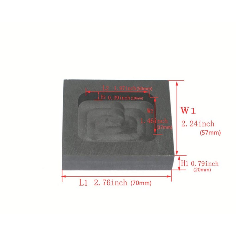 Graphite Ingot Mold Melting Casting Mould for Gold Silver Nonferrous