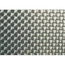 FPM Metals Engine Turned Aluminum Panel 24"x 24"x.063" 2" Swirls (DGL-200)