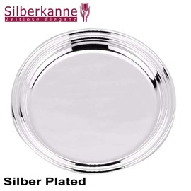 Silver Plated Tray Round 14 cm Silver Plated