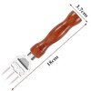 MEETOZ Ice Pick, Wood Handle Stainless Steel Ice Shaper, Japanese