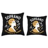 Soprano Singer Vocal Range Vocalist Voice Singing Choir Throw Pillow