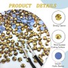 Liliume 1440 Pieces Hotfix Rhinestones, 20 Colours, 4 Sizes, Round