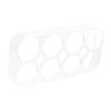 Tofficu Egg Storage Container Fridge Organiser 8 Egg Holder Box