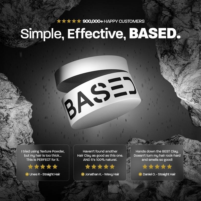Based Bodyworks Hair Clay | High Hold & Low Shine