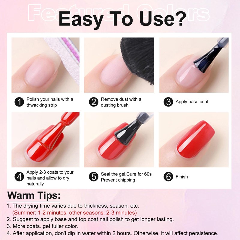 Major Dijit Quick-Dry Nail Polish Black - UV/HEMA Free 10ml