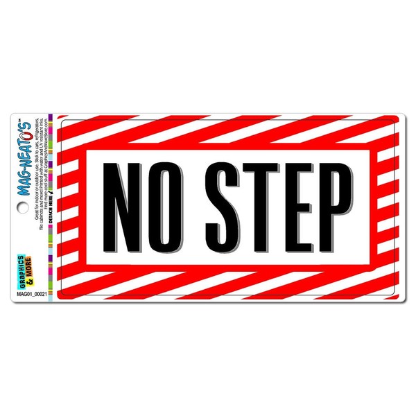 GRAPHICS & MORE No Step - Airplane Wing Warning Sign