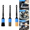 MVEQRRN 3pcs Car Detailing Brush Set-1pcs Boars Hair Car Detailing