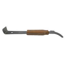 APIFORMES Special stick chisel made of stainless steel with honeycomb lifter and wooden handle, honey harvest, honey, stick chisel, beekeeping, beekeeping supplies