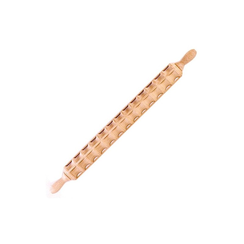 Norpro New Italian Wood Ravioli Rolling Pin Pasta Mold 18"
