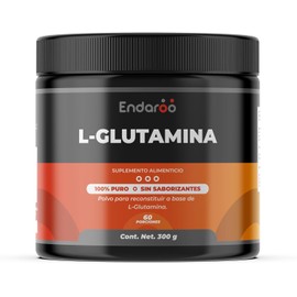 L-Glutamina en Polvo 300 g Aminoácido para Recuperación Muscular y Rendimiento Deportivo Apoyo para Resistencia, Sistema Digestivo y Post-Entrenamiento Fórmula Pura Sin Aditivos