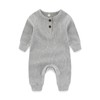 Baby Boys Onesies Pajamas Cotton infant Romper Footless Jumpsuit, 0-3
