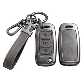 Funda Protectora para Llave VW, 3 Botones Funda para Llave para Volkswagen, Diseño Antidesgaste, Compatible para Volkswagen Sagitar, Jetta, Touran, Passat, Beetle, Golf, Bora, Polo r/GTI, Skoda