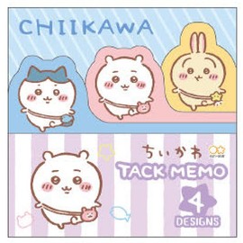 Sunstar Stationery S2835827 Chiikawa Sticky Notes, Die Cut Block, Going Out