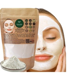Nativilis Amazonian White Clay Superfine Powder Kaolin - Natural Facial Body Mask Skin Regenerator - Moisturizing Cleansing - Non Comedogenic - Copaiba benefits