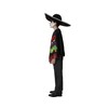 Atosa Skeleton Costume Musical Poncho Funny Black Child 3 to