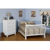 DaVinci Twin/Full Size Bed Conversion Kit (M4799) in White