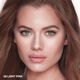 evpct under Eye Brightener, Nourishing Luminous under Eye Concealer Color Corrector for Dark Circles, Waterproof Naturactor Concealer Pot make up for face Eye Ring corrector de ojeras, 08# Light Pink