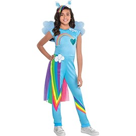 Party City Kids' Rainbow Dash Jumpsuit Costume - My Little Pony