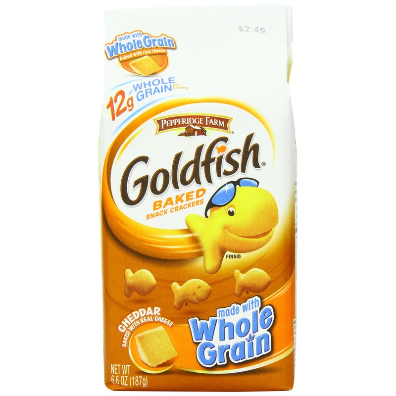 Pepperidge Farm Goldfish, Cheddar, 6.6 Ounce (Pack of 8)