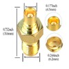 SMA to MCX Adapter TUOLNK SMA Female to MCX Female