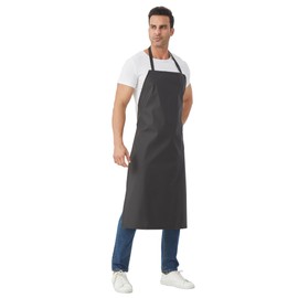 Nanxson Unisex PU wasserdicht Schürzen Labor Arbeitsschürze Fleischerschürze Metzgerschürze für Küche Garten Grill