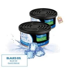 h2i Premium Air Freshener Blue Ice (Pack of 2) | Car Air Freshener and Fragrance Dispenser for Camping, Office & Home | 60 Days Fresh Fragrance with Volume Regulation | Fits in Drink Holder | Includes