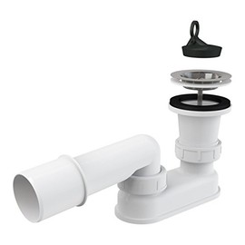 Drain Fitting for Shower Tray DN 50 Odour Trap Siphon Shower Garnitu