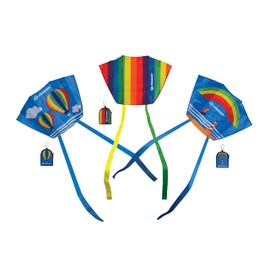 Schildkröt® Poket Kite L Handy Pocket Dragon 65 x 45 cm with 5 kp Polyester Lead with Handle, 2-4 Beaufort, 970405