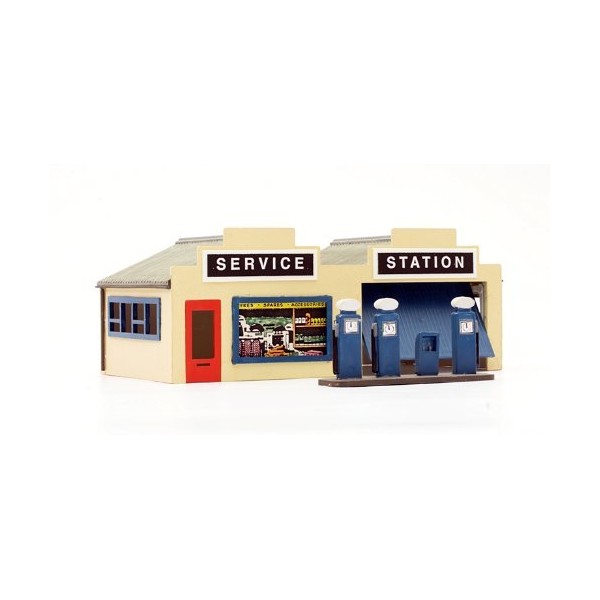Dapol Model Railway Petrol Station Plastic Kit - OO Scale