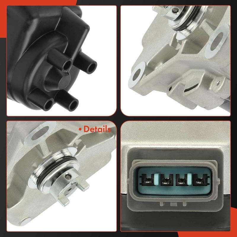 A-Premium Ignition Distributor with Cap and Rotor Compatible with Honda