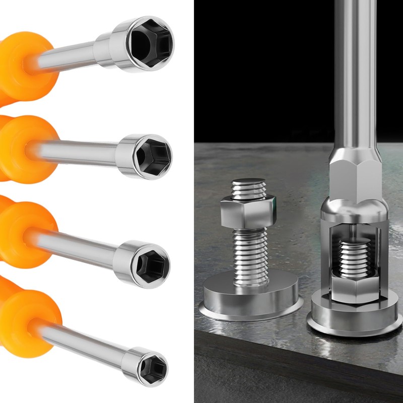 Create idea 4Pcs Socket Wrench Screwdriver Hex Nut Driver Tool